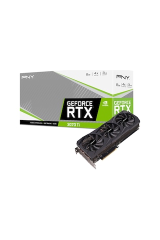 PNY NVIDIA GeForce RTX 3070 Ti Verto Triple Fan VCG3070T8TFBPB1 8 GB GDDR6X 256 Bit Ekran Kartı
