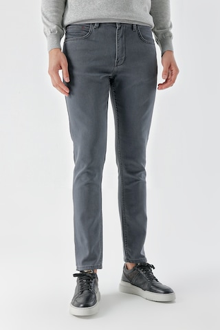 Morven Erkek Füme Mevsimlik Pamuk 5 Cep Slim Fit Jean Pantolon 24ms003012050 Füme