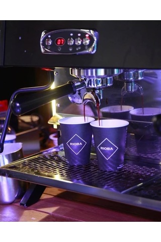 Lexroo Kağıt Bardak 50 Adet 4oz/100ml Siyah