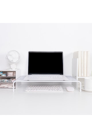 Homyl Monitör Standı Yükseltici Braketi Pratik Masa Raf Ofis