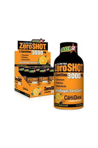 Stacker Zeroshot 3000 Mg X 12 L-Carnitine Portakal
