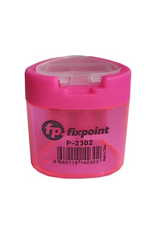 Fixpoint Kalemtraş Çift Gözlü Üçgen Pembe