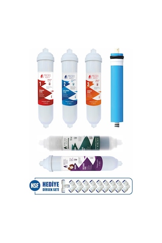 Piksel Aqua 6 Filtre 10 Aşama Kapalı Kasa Su Arıtma Cihazı Filtre