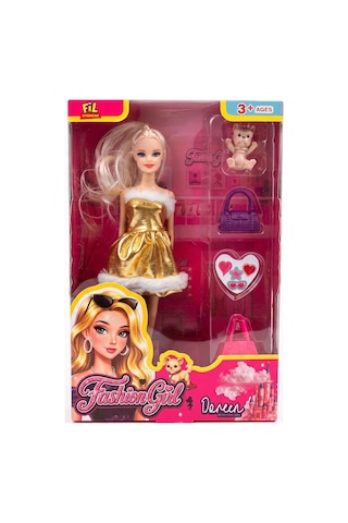Nzm-616 Fashıon Gırl Set Oyuncak Manken Bebek Standart