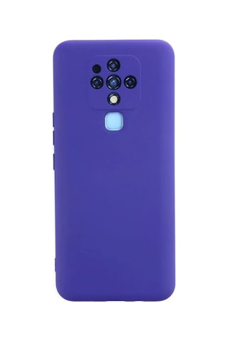 Jenerik Tecno Camon 16 Kılıf Nano İçi Kadife Silikon - Mor