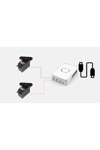 Pan-tilt Mekanizması İçin Servo Motor Kiti