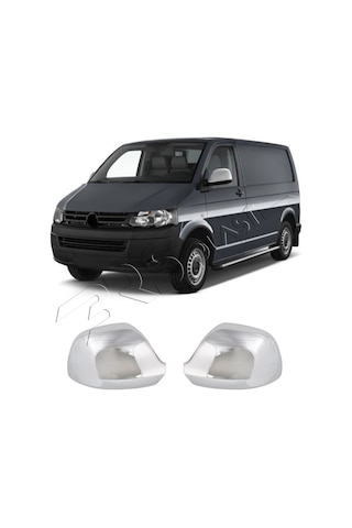 Volkswagen Transporter T6 Uyumlu 2015-2023 Ayna Kapağı 2 Parça Abs Krom Kaplama