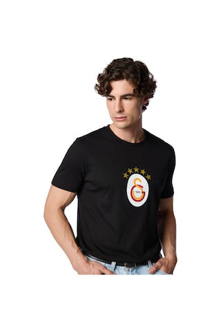 Gsstore Galatasaray 5 Yıldız T-shirt E251402 Siyah