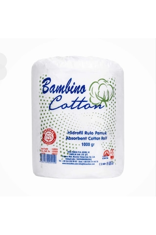 Bambino Hidrofil Rulo Pamuk 1 Kg - 10 Adet