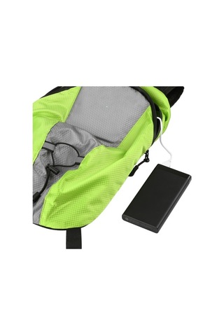 Createtech Kablosuz Usb Dönüş Sinyali, Şarj Edilebilir Led İşaretleyici, Sırt Çantası Bağlantısı Sarı