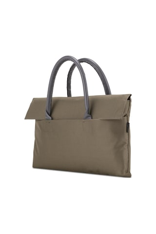 Classone Byn-el007 Wtxpro Su Geçirmez Kumaş 13-14 İnch Bayan Laptop, Notebook, Apple Uyumlu MacBook Air El Çantası- Tote Bag - Yeşil
