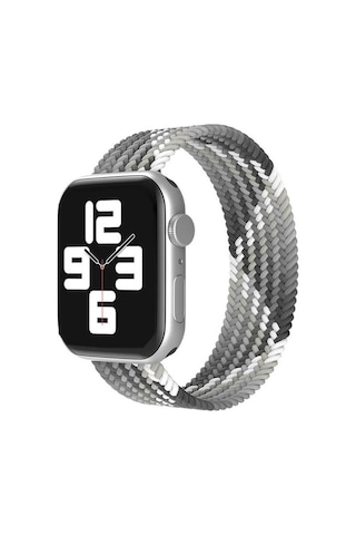 Koodmax  Apple Uyumlu  Watch  Solo Loop Esnek Örgü Kordon Xs Beden 38 40 41mm - 1 2 3 4 5 6 7 8 Se Ultra