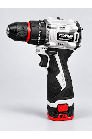 Volartan Delta Vth-2002 2 Li Akülü El Aleti Seti Darbeli Matkap + Somun Sıkma + 3x2.0ah