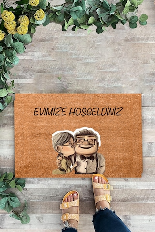 Evimize Hoşgeldiniz, İç Ve Dış Kapı Önü Paspası, Dijital Baskı