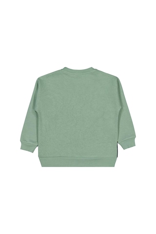 Batman Baskılı 6-9 Yaş Sweatshirt - Yeşil Soft Yeşil