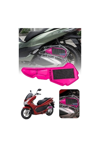 Honda Pcx Uyumlu Pembe Temizlenebilir Performans Hava Filtresi 2021-2026