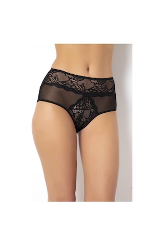 G-box 906 Kadın Yüksek Bel Dantel Boxer Külot 001