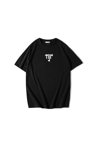 Brz Collection Unisex Oversize Neymar Jr T-shirt-siyah Siyah