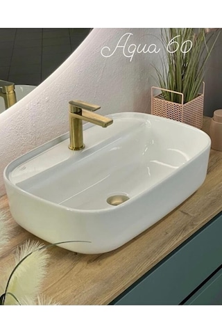 Turkuaz Aqua Lavabo 60x40 Cm A