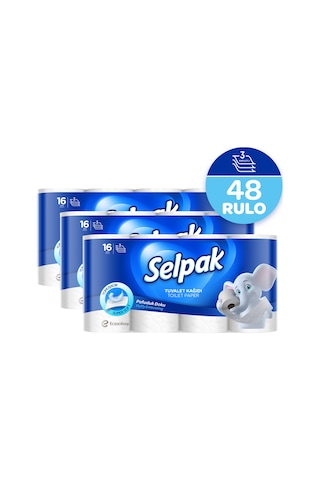 Selpak® Tuvalet Kağıdı 3 x 16 Rulo