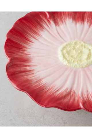 Flowerella Dolomite Kek Standı 26 Cm Kırmızı-pembe
