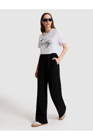 Pierre Cardin Kadın Siyah Pantolon Kanvas-chino 50329149-vr046