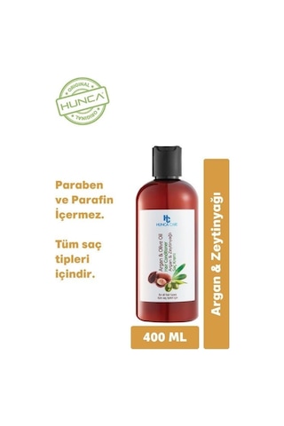 Hunca Care Argan & Zeytinyağlı Saç Bakım Kremi 400 ML