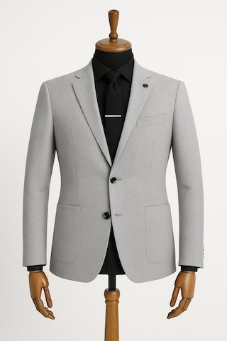 Fabio Cassani Erkek İtalyan Kesim Astarsz Blazer Ceket Klasik Ve Modern Şıklık - 7472 Taş