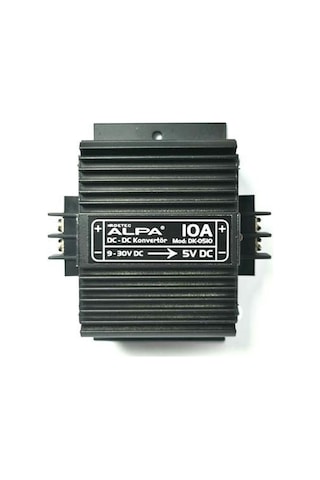 Alpa 10Amper 9V-30V - 5V Dc-Dc Konvertör