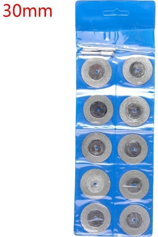 Dremel ve Döner Cihazlar Için 30Mm Dairesel Kesme Elmas Disk