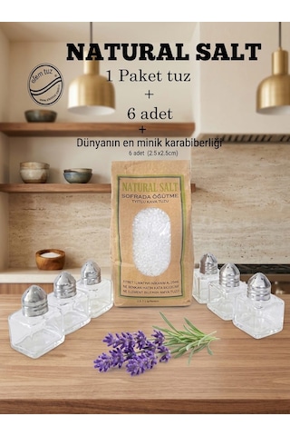 Karabiberlik + Kaya Tuzu Hediye Cam