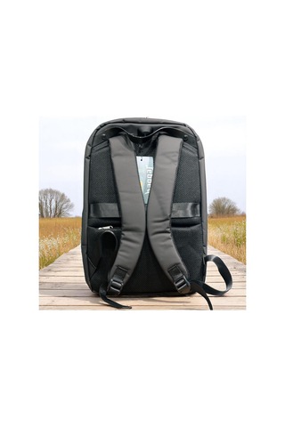 Laptop Gözlü Ve Körüklü İnce Tasarım Sırt Çantası Baggaj S24133 Siyah