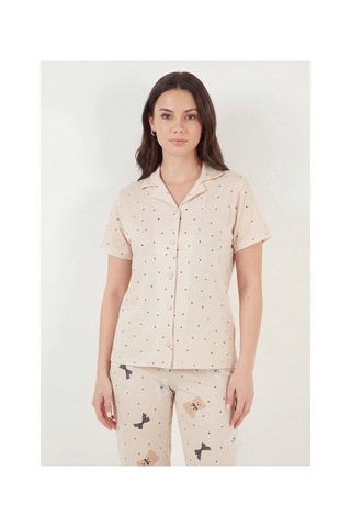 Lela Bayan Pijama Takımı 65770110 Bej