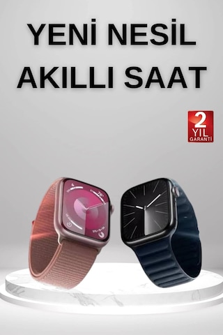 Akıllı Saat İos Uyumlu Andorid Destekli Arama Özeliği Sensörlü Bluetooth Bağlantılı