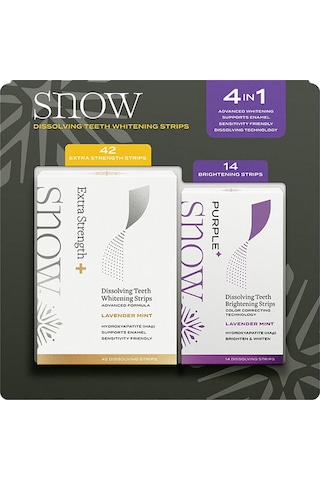 Snow Dissolving Teeth Whitening Strips Set