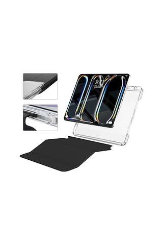 Thegencoo Apple İpad Pro 13 2024 Kılıf Magnetik Ayrılabilen Aihttgli Uyumlu Sliding Tablet Kılıfı