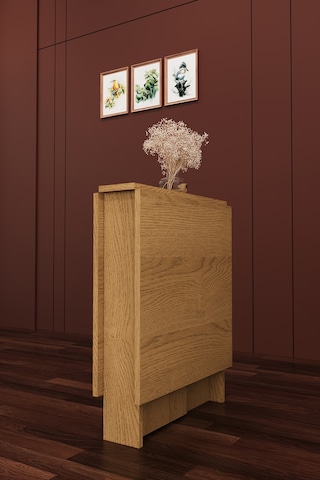 Lüks Katlanır Mutfak Yemek Masası %100 Mdf Pratik Çalışma Masası Km32 Karına