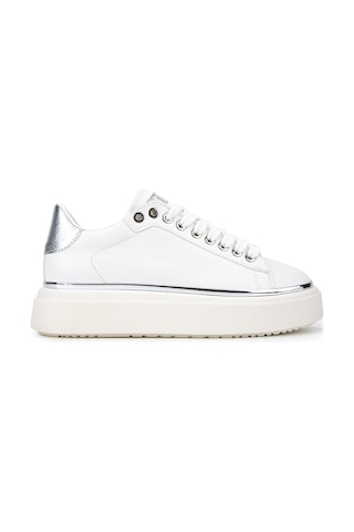 Tamer Tanca Kadın Suni Deri Beyaz/gümüş Sneakers & Spor Ayakkabı 1009 2734 Bn Ayk Y26 Beyaz/sılver Beyaz - Gümüş
