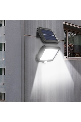 Mufunye Güneş Enerjili Dış Mekan Işığı - Su Geçirmez, Ayrık Tip, 100cob, 3 Mod, Otomatik Algılama, Bahçe/garaj Aydınlatması