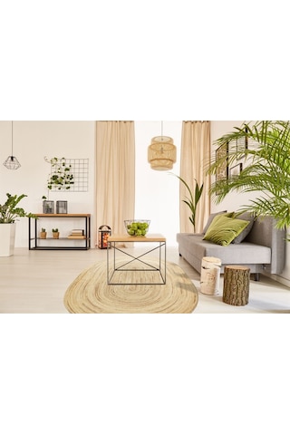 Eko Halı Juno Ech 01E Natural El Dokuma Naturel Jüt Hasır Halı - 170X240