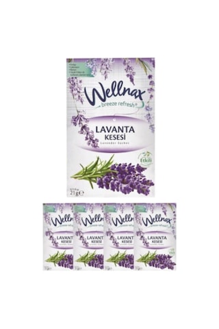 Wellnax Askılı Dolap Ve Çekmece Kokusu Lavanta 5 Adet