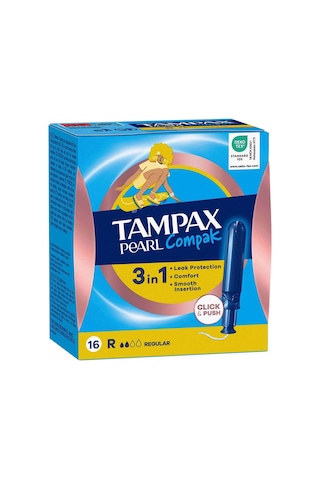 Pearl Compak Tampon Normal 16'lı