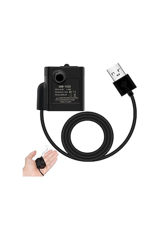 Usb Mini Akvaryum 3.5 9V 1-3W Dalgıç Su Pompası