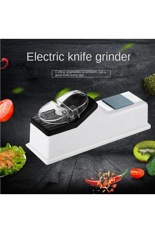Usb Şarjlı Elektrikli Bileme Taşı Ev Tipi Makas Bileme Kesici Bileyici Mutfak