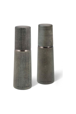 Cole & Mason Marlow Tuz Ve Karabiber Değirmeni, 2'li Set Manuel, Kayın Ağacı, 18,8 Cm, Precision+ Seramik Öğütüc Diğer