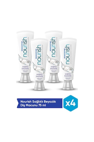 Sensodyn Nourish Sağlıklı Beyazlık Diş Macunu 4 x 75 ML