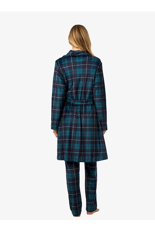 Blackspade Kadın Polar Sabahlık 52256 - Ekose Desenli
