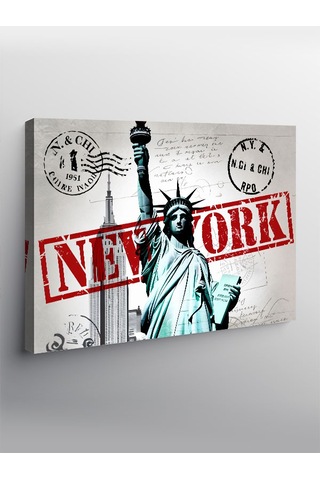 Kanvas Tablo New York Ve Özgürlük Heykeli