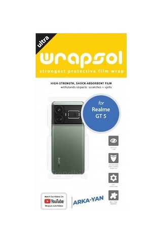 Realme Gt5 Arka Ve Yan Koruyucu Poliüretan Film