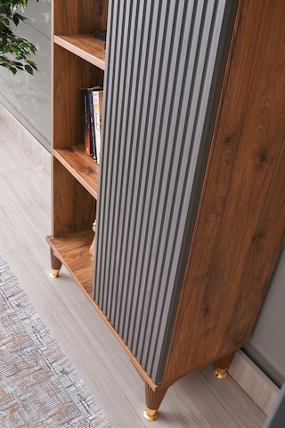 Asos Mdf Kitaplık Antrasit